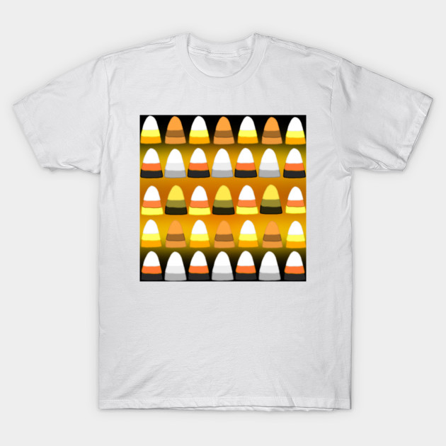 Candy Corn Pattern T-Shirt-TOZ